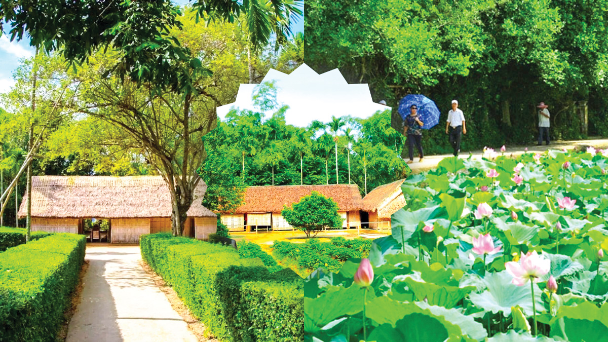 Khu di tích Làng Sen quê nội Bác Hồ mang đậm nét đẹp của làng quê Việt Nam