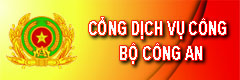 Cổng dịch vụ công Bộ Công an