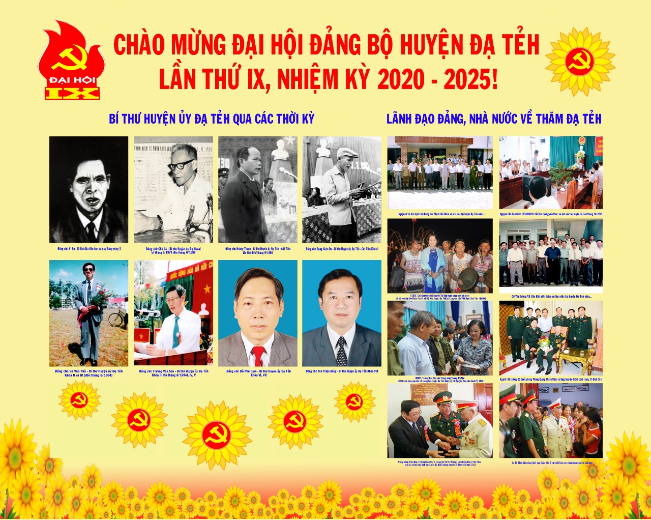 Triển lãm hình ảnh chào mừng Đại hội đại biểu Đảng bộ huyện Đạ Tẻh ...