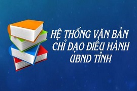 Hệ thống VBCĐ UBND Tỉnh