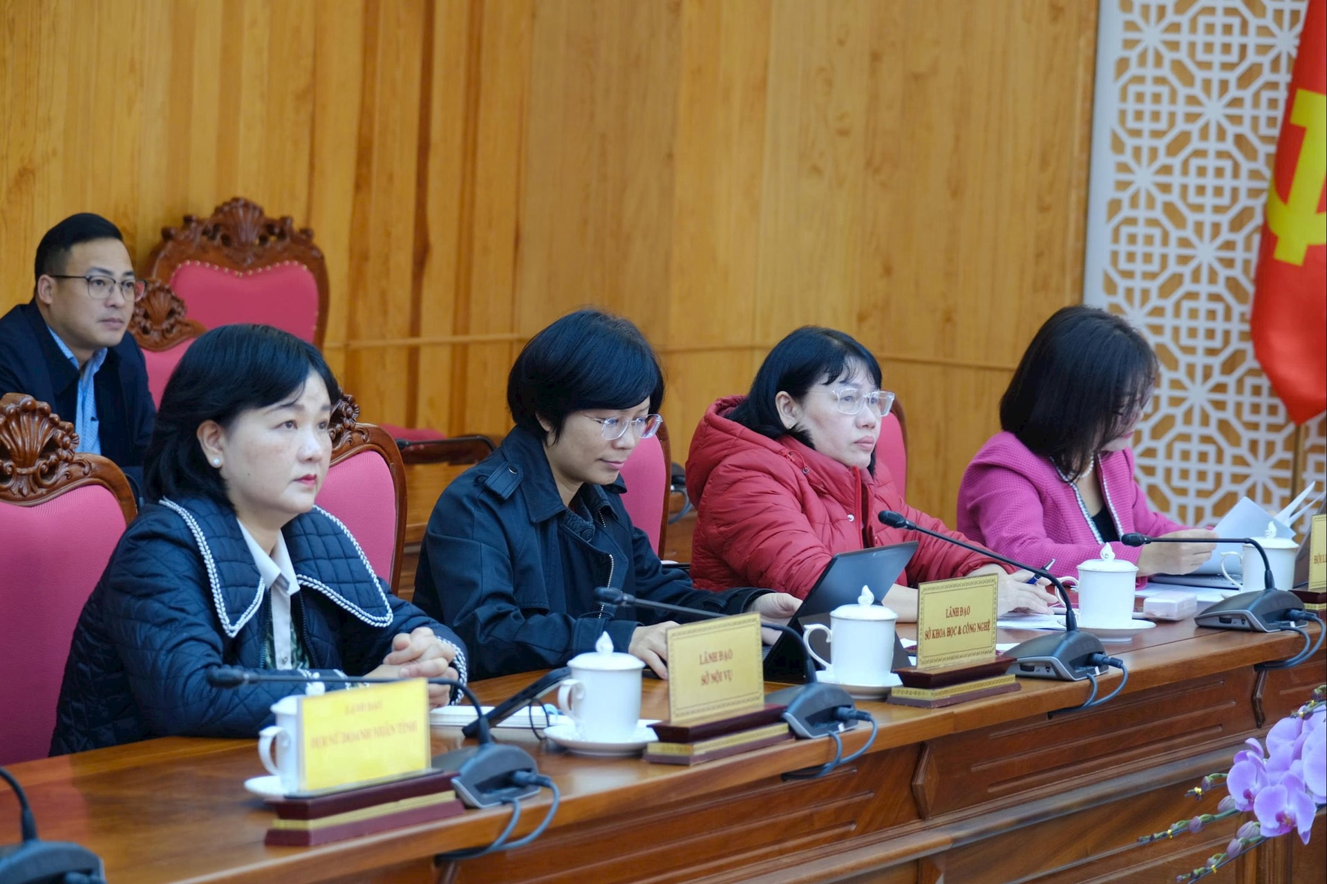 Các đại biểu tham dự tại điểm cầu tỉnh Lâm Đồng