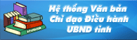 HỆ THỐNG VĂN BẢN CỦA UBND TỈNH